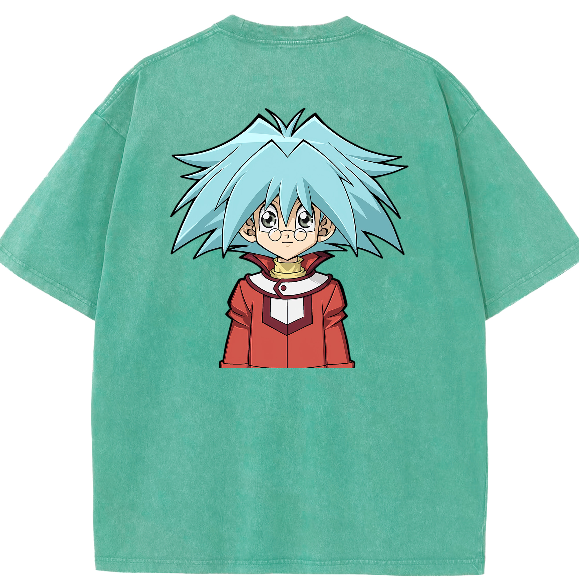 （画像用） 遊☆戯☆王 Yu-Gi-Oh! 綿100% ヴィンテージ風 半袖Tシャツ（背面プリント）